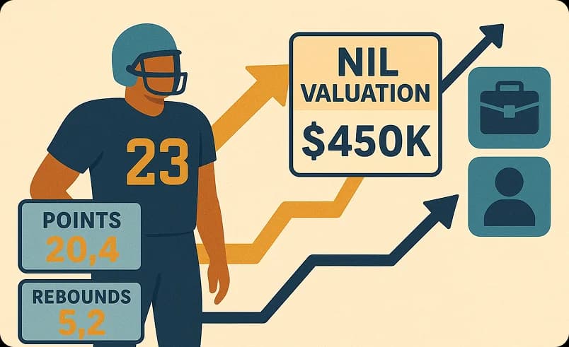 Athlete NIL value analysis