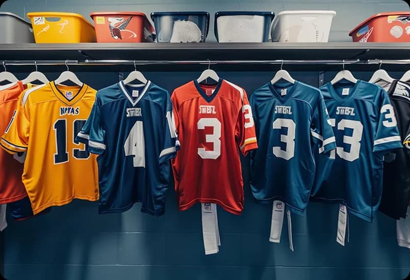 Custom digital jersey image